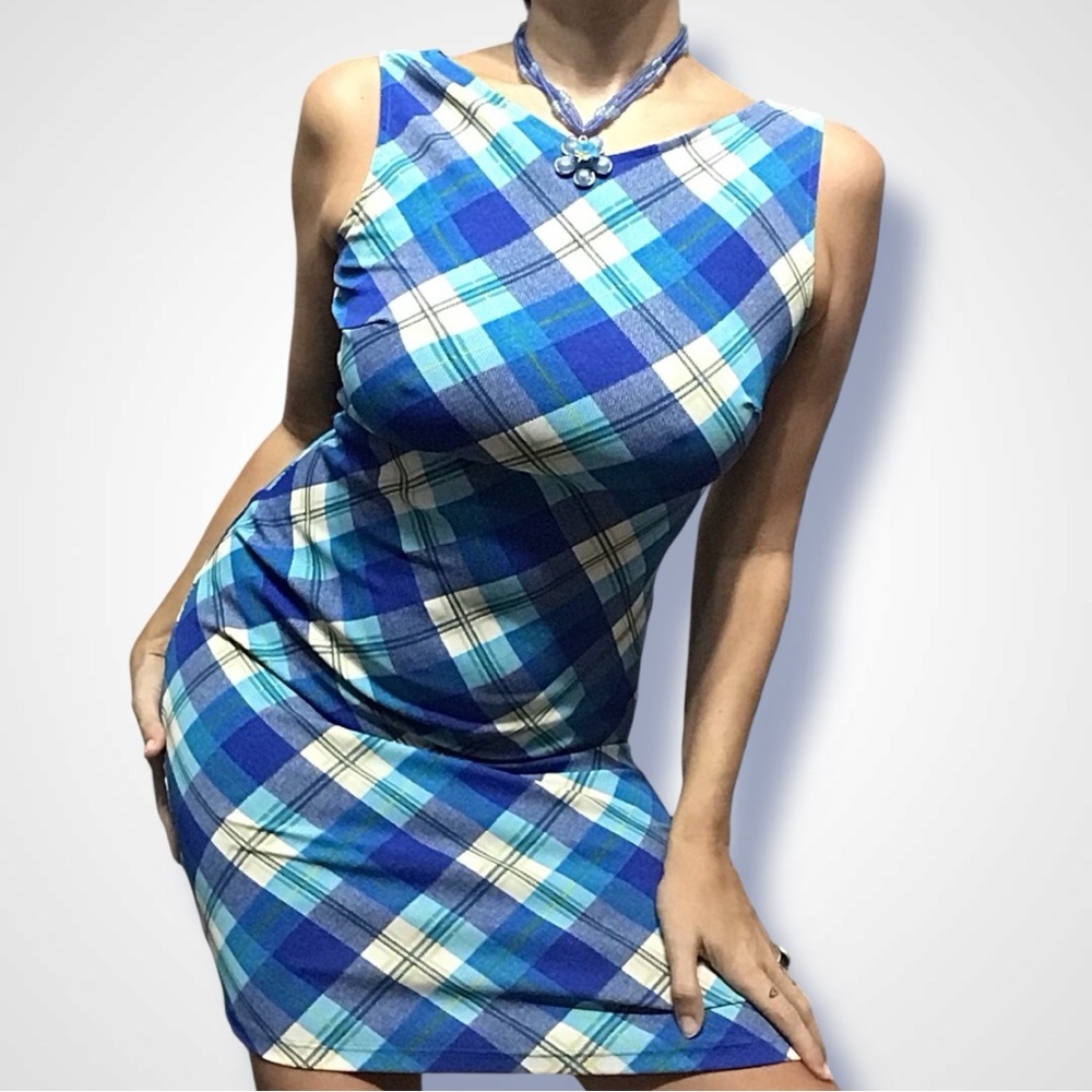 Vintage - Plaid Mini Dress
